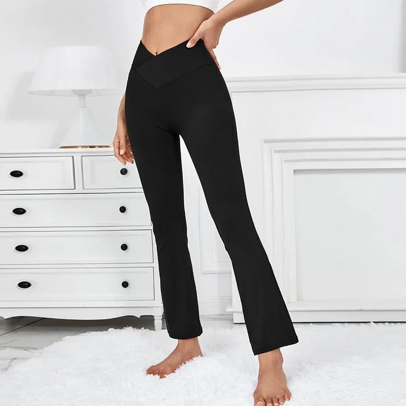 High Waisted Skinny Yoga Pants with Stretchy Slimming Fabric