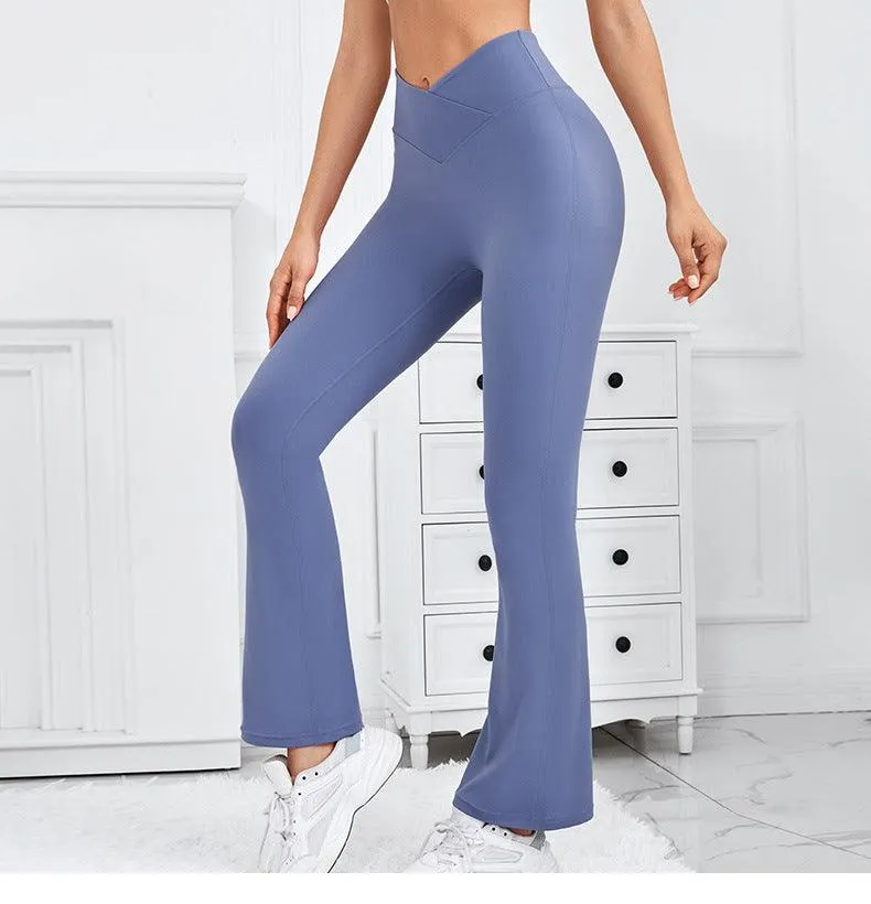 High Waisted Skinny Yoga Pants with Stretchy Slimming Fabric