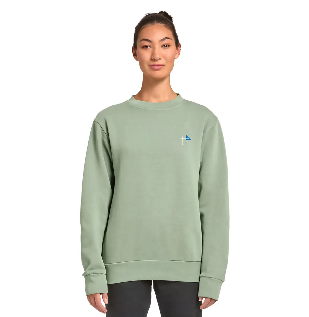 Icon Crewneck Green Sweatshirt