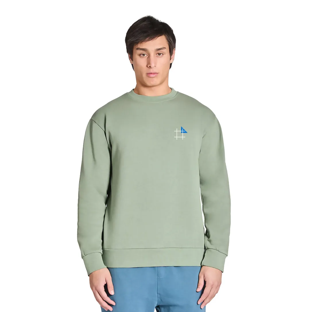 Icon Crewneck Green Sweatshirt