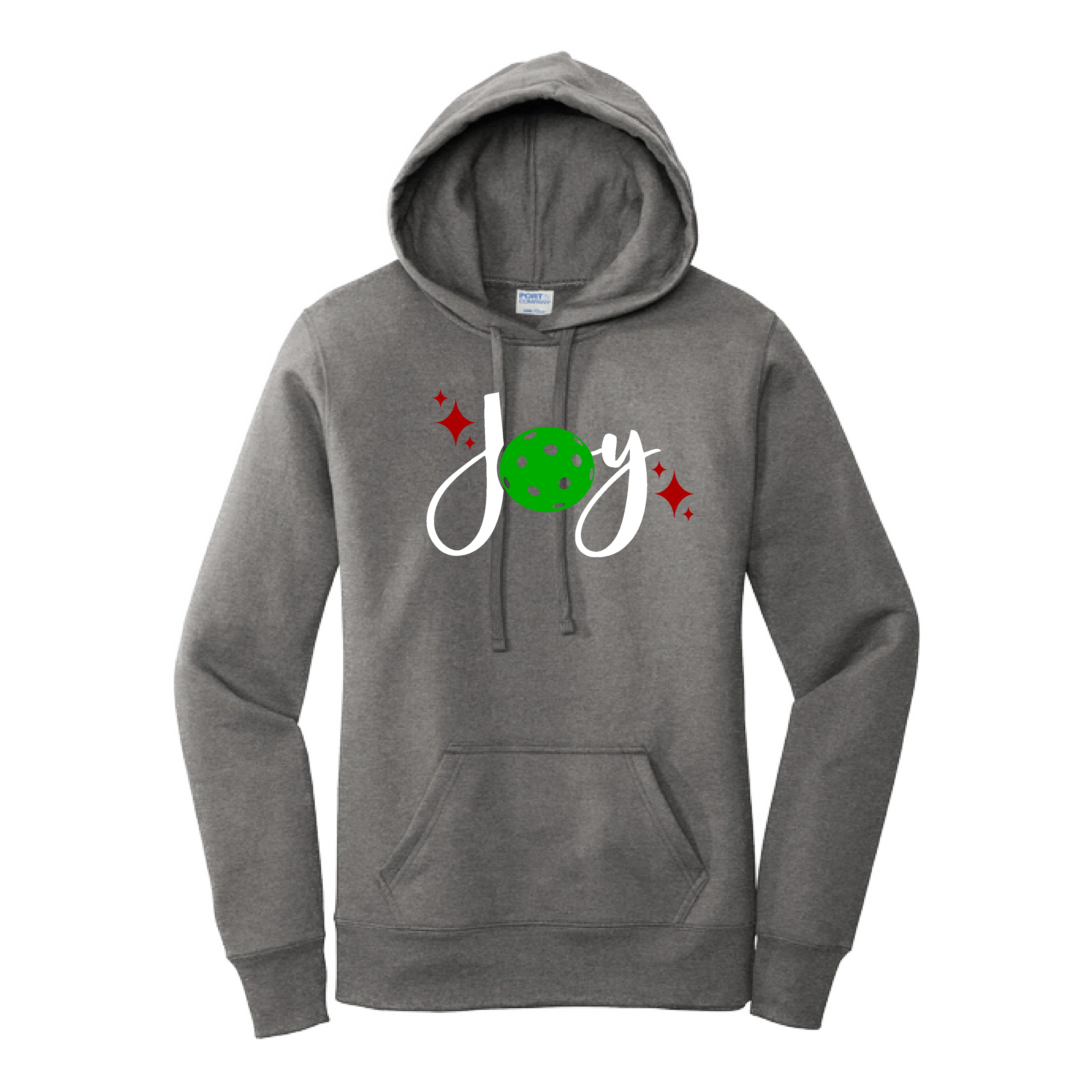 Joy | Women’s Fitted Hoodie Pickleball Sweatshirt | 50% Cotton 50% Poly Fleece