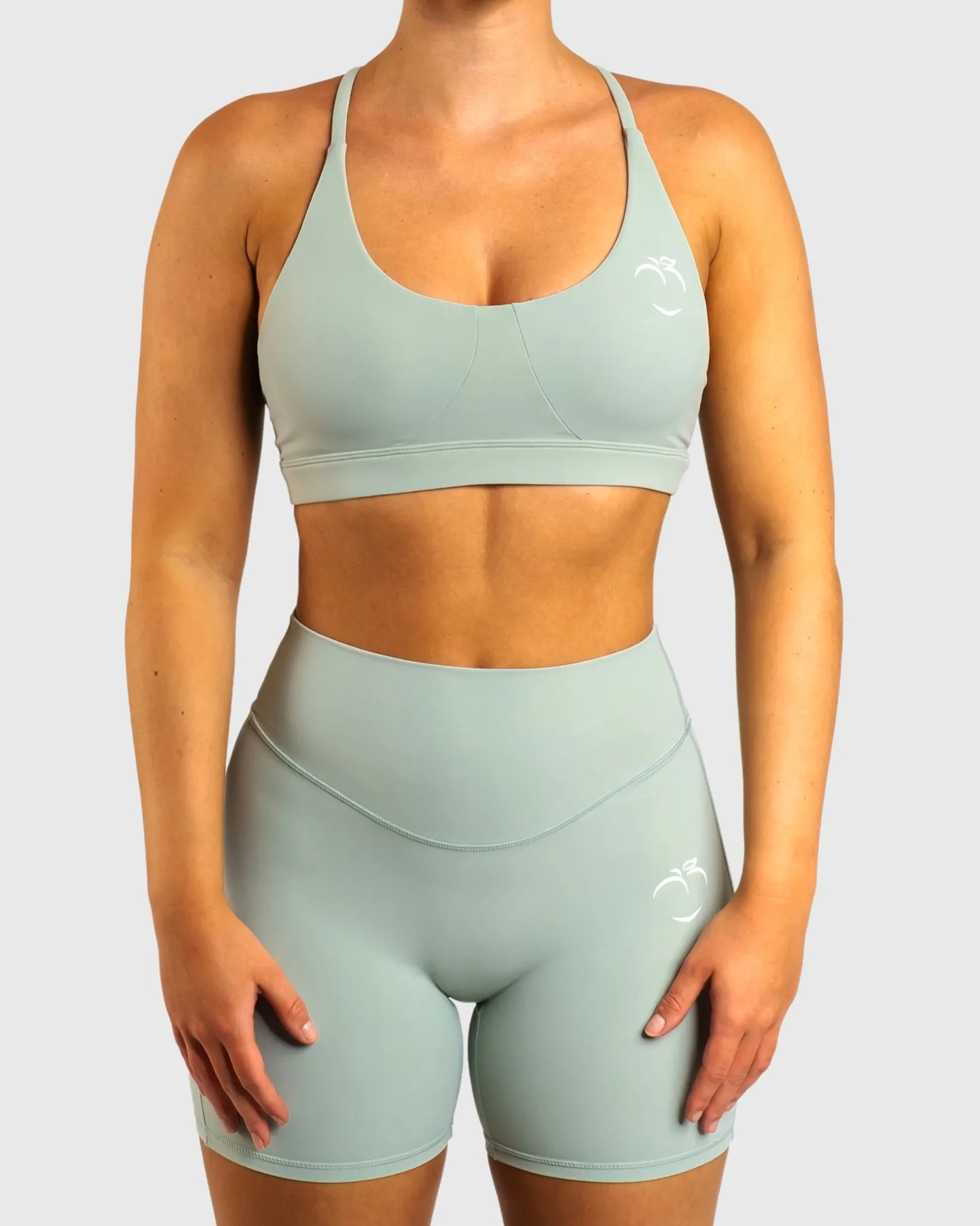 Mint Green Core Sports-bra