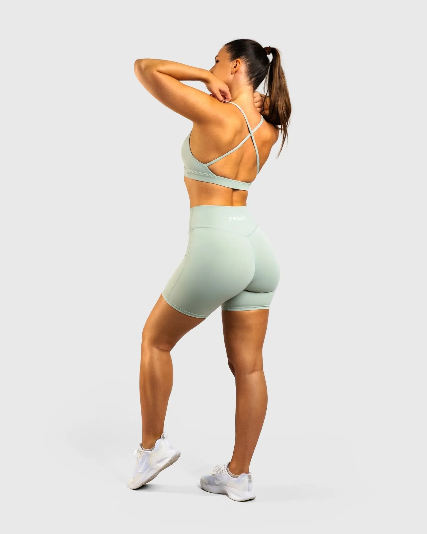 Mint Green Core Sports-bra