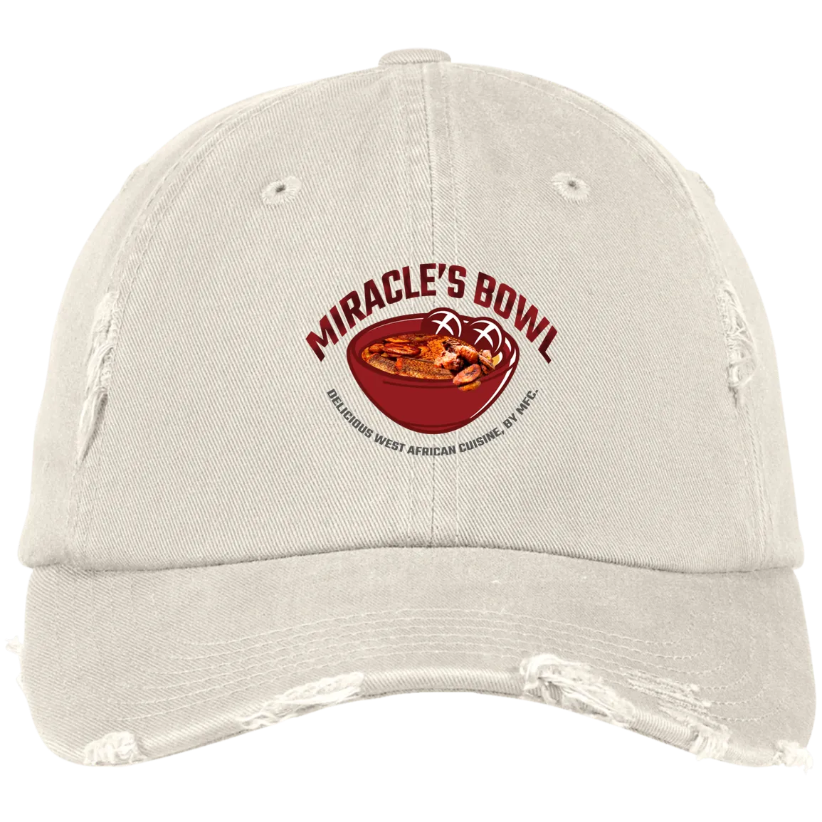 Miracle's Bowl Distressed Dad Cap