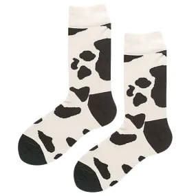 MONDAYS SPORTS STYLE ANIMAL PRINT ANKLE SOCKS