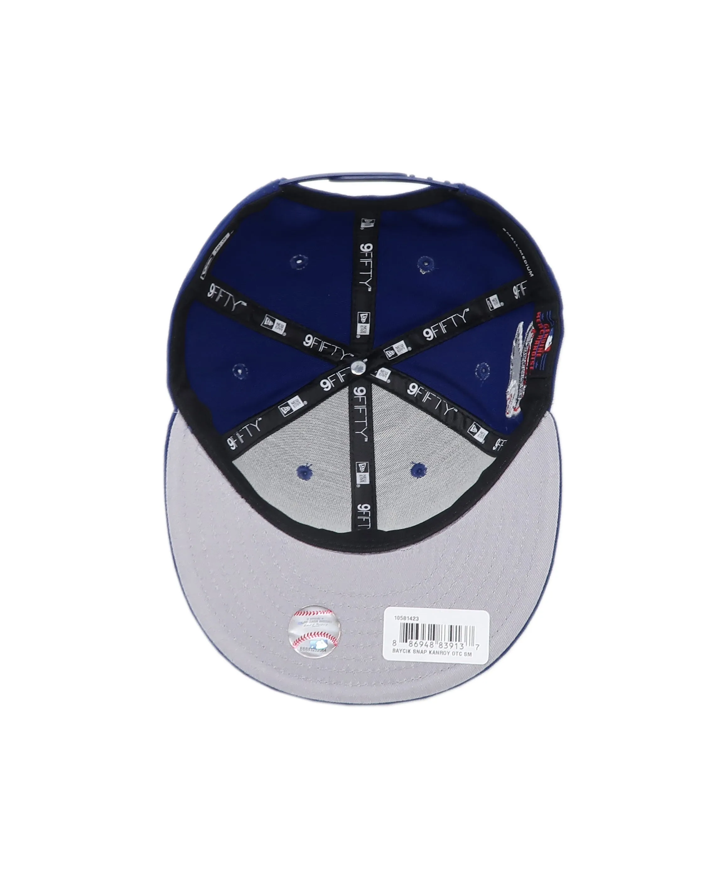 New Era 9Fifty Men's Kansas City Royals Baycik Royal Adjustable SnapBack Cap