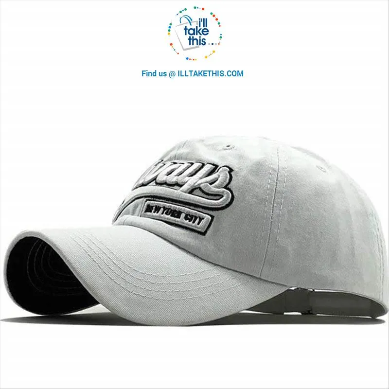 New York City - Embroidery "Always 75" Men's Baseball Cap and Women's Strapback Baseball Caps - 8 Colors
