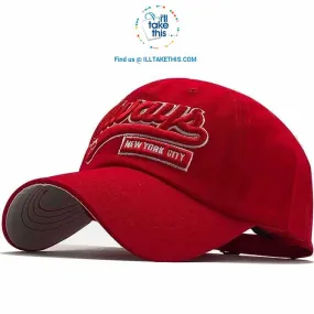 New York City - Embroidery "Always 75" Men's Baseball Cap and Women's Strapback Baseball Caps - 8 Colors