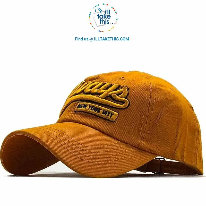 New York City - Embroidery "Always 75" Men's Baseball Cap and Women's Strapback Baseball Caps - 8 Colors