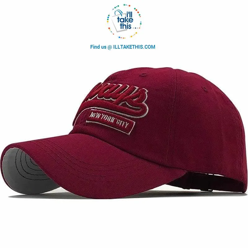 New York City - Embroidery "Always 75" Men's Baseball Cap and Women's Strapback Baseball Caps - 8 Colors