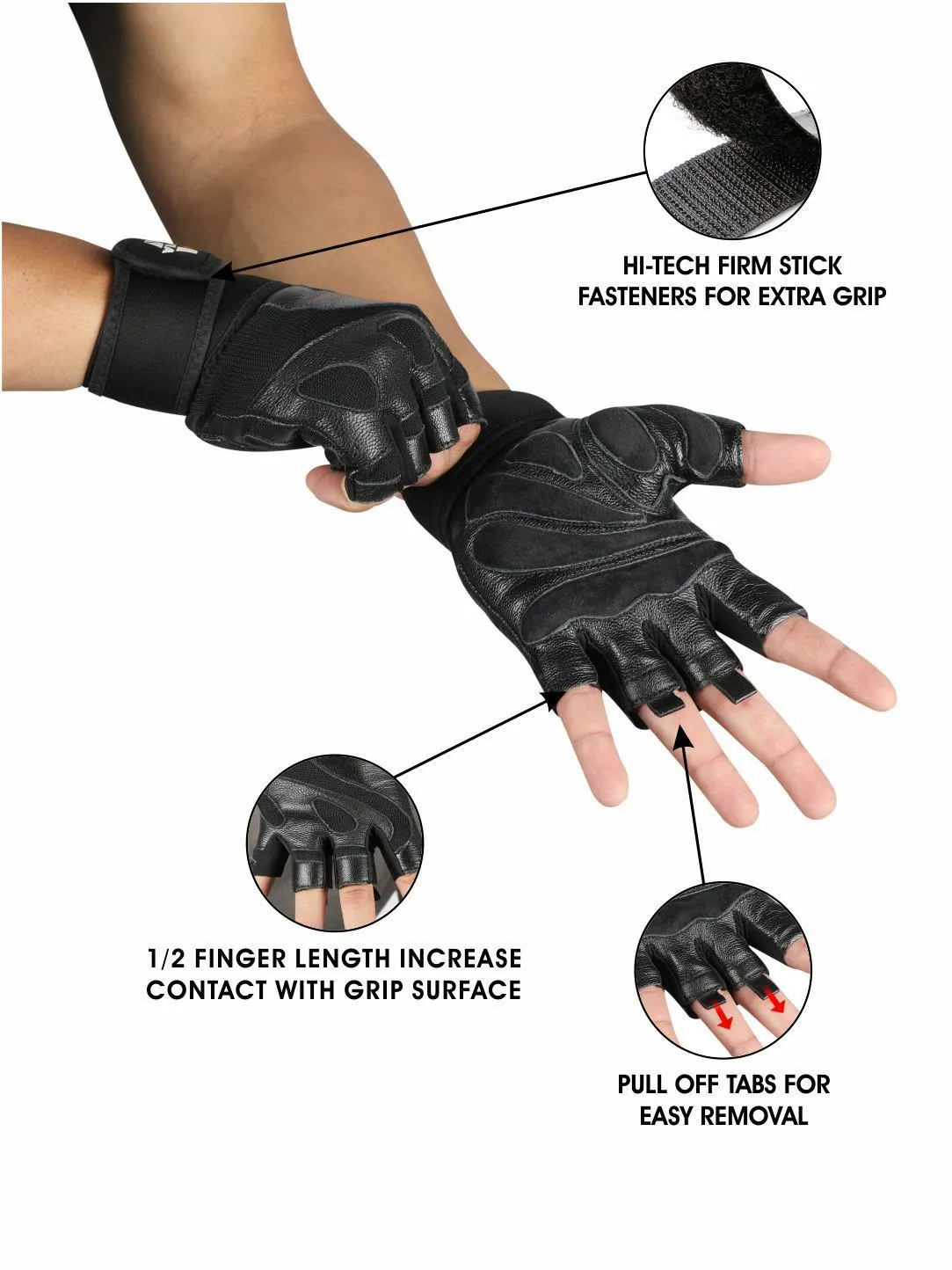 Nivia Tough Grip Weightlifting Gloves