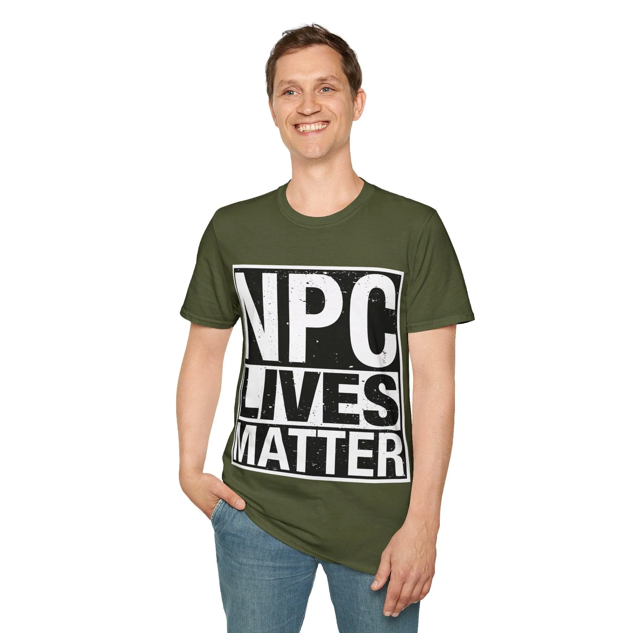 NPC Lives Matter - Unisex Softstyle T-Shirt