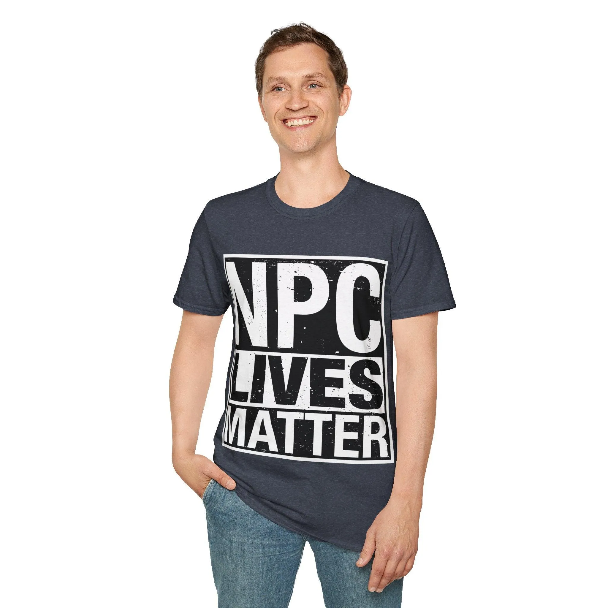 NPC Lives Matter - Unisex Softstyle T-Shirt