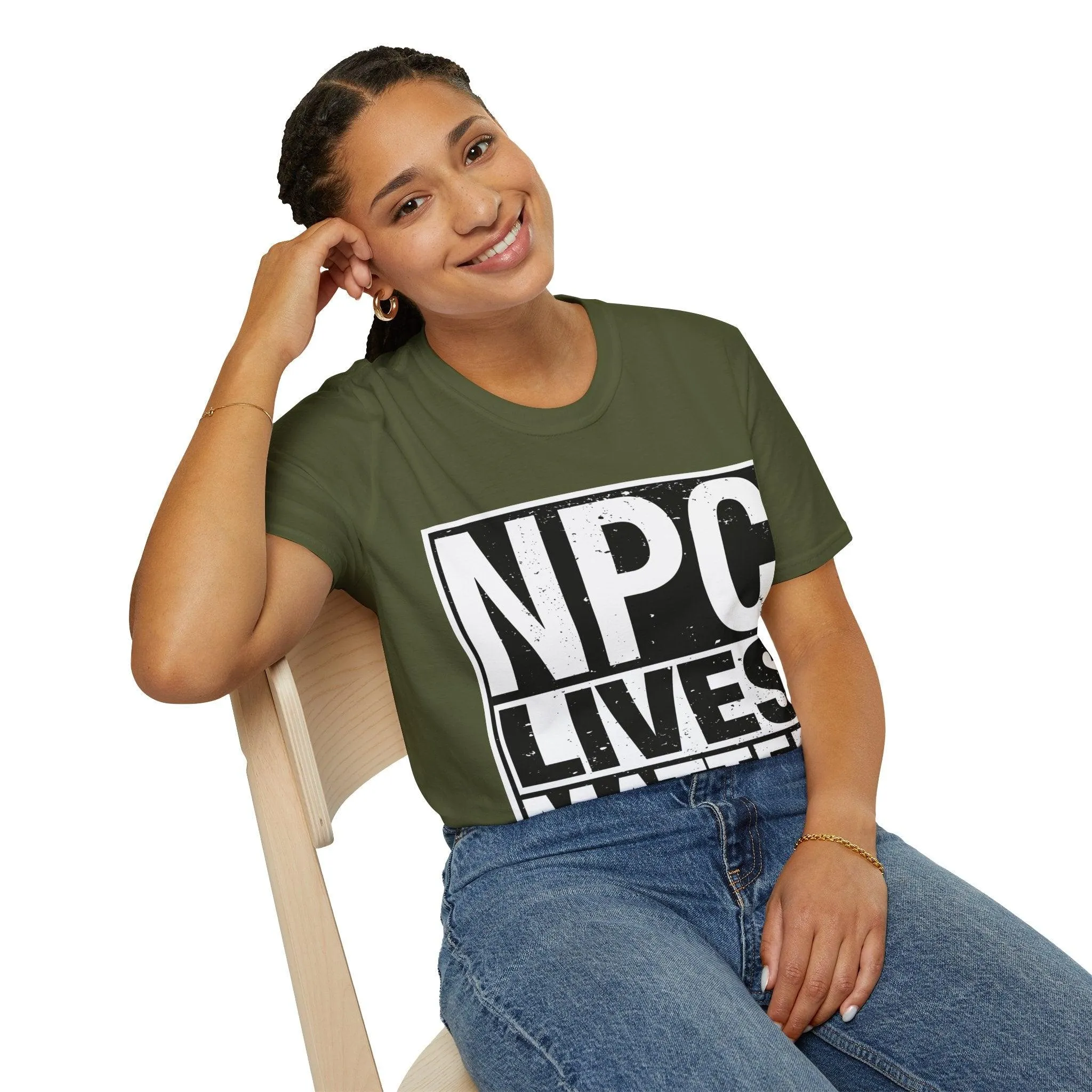 NPC Lives Matter - Unisex Softstyle T-Shirt