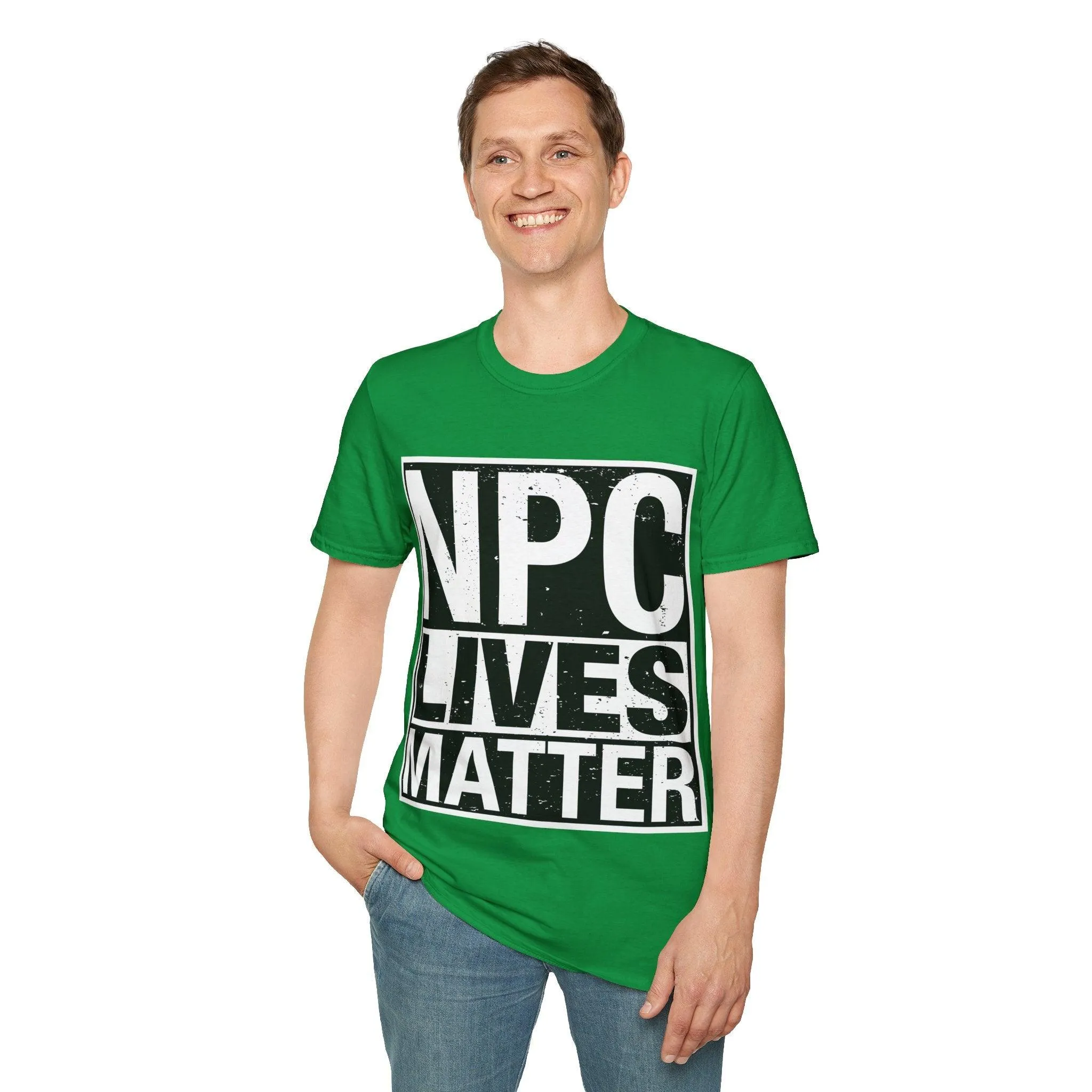 NPC Lives Matter - Unisex Softstyle T-Shirt