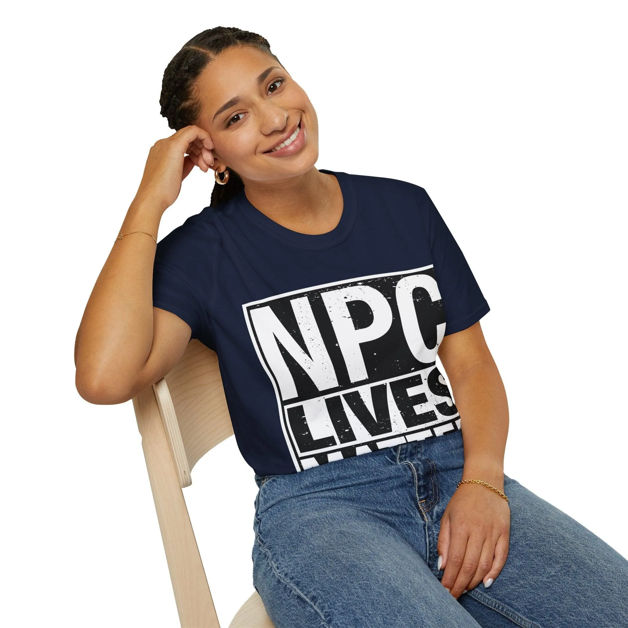 NPC Lives Matter - Unisex Softstyle T-Shirt