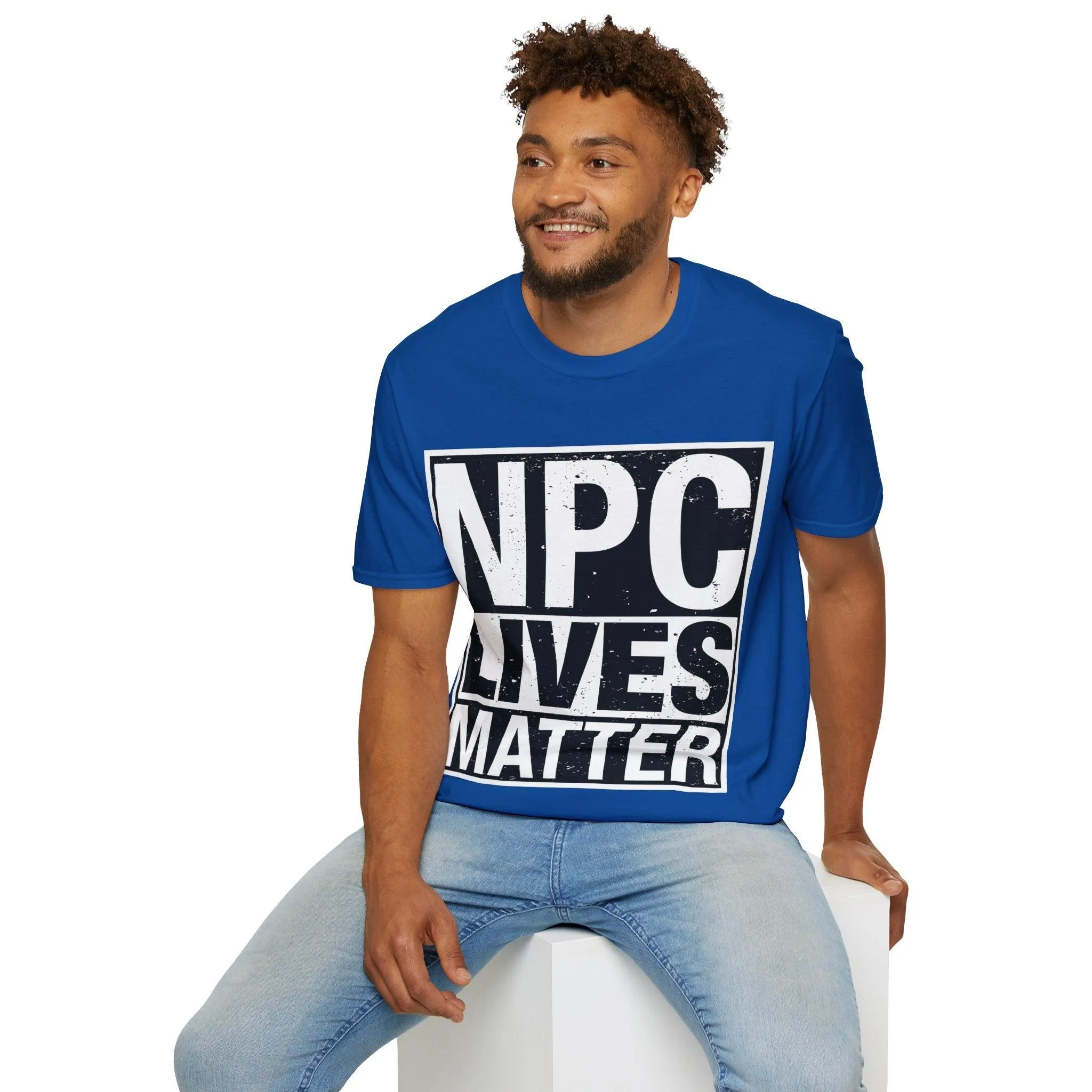 NPC Lives Matter - Unisex Softstyle T-Shirt
