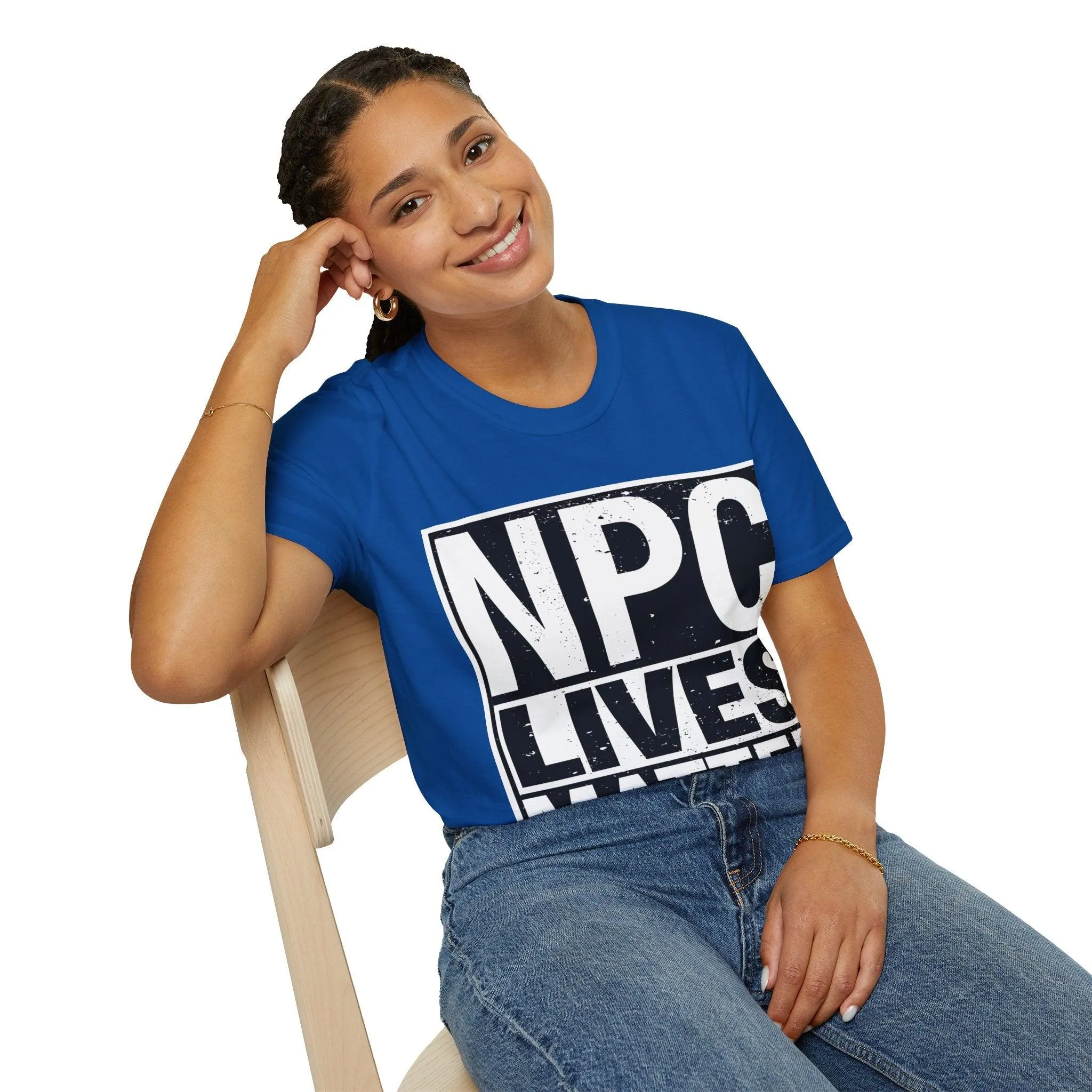 NPC Lives Matter - Unisex Softstyle T-Shirt