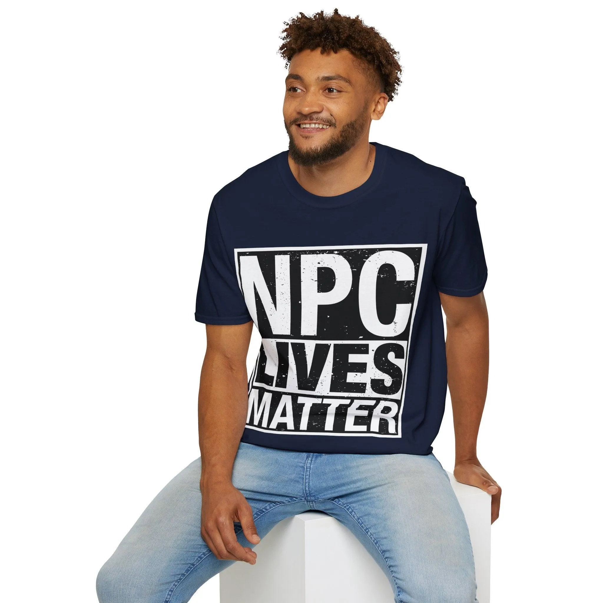 NPC Lives Matter - Unisex Softstyle T-Shirt