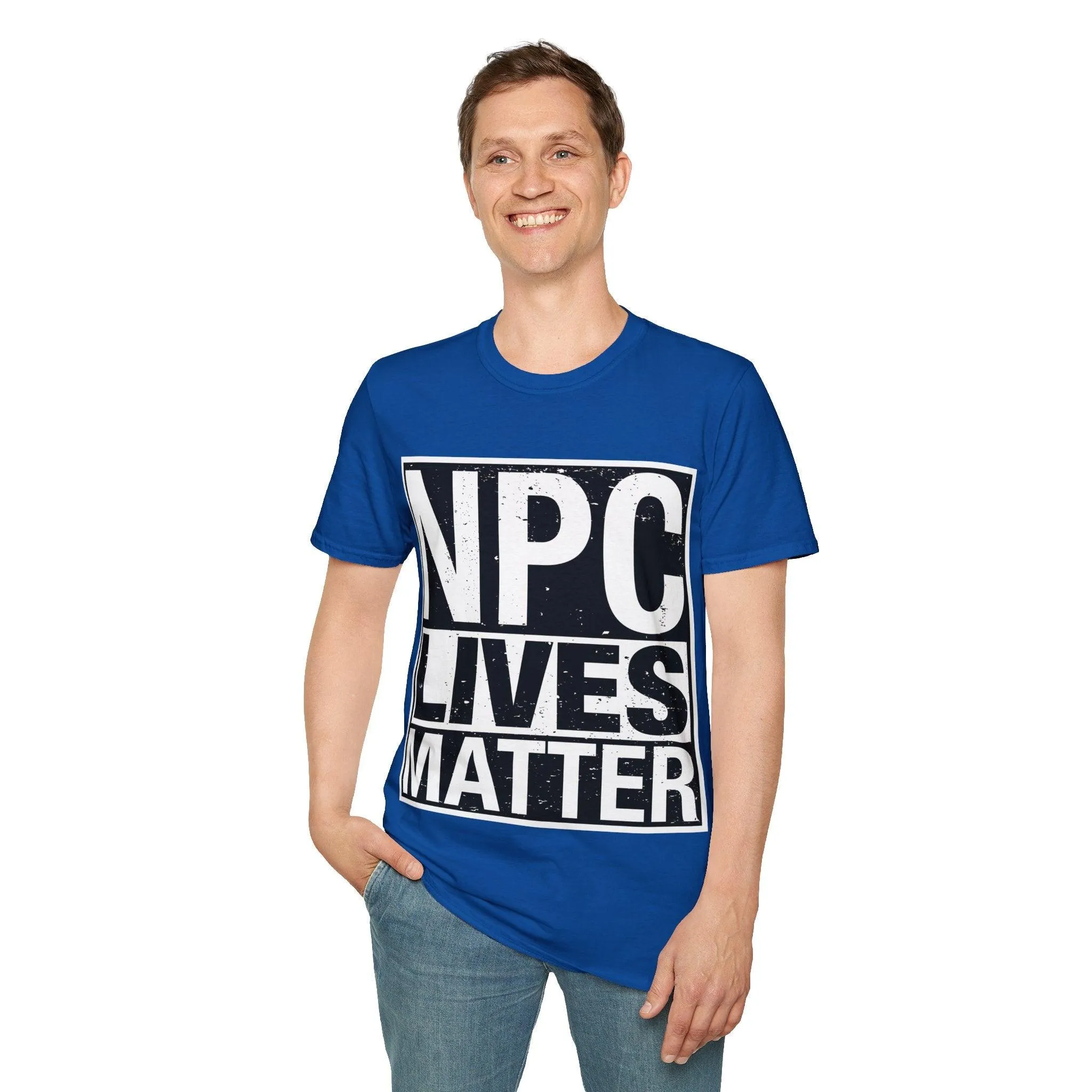 NPC Lives Matter - Unisex Softstyle T-Shirt