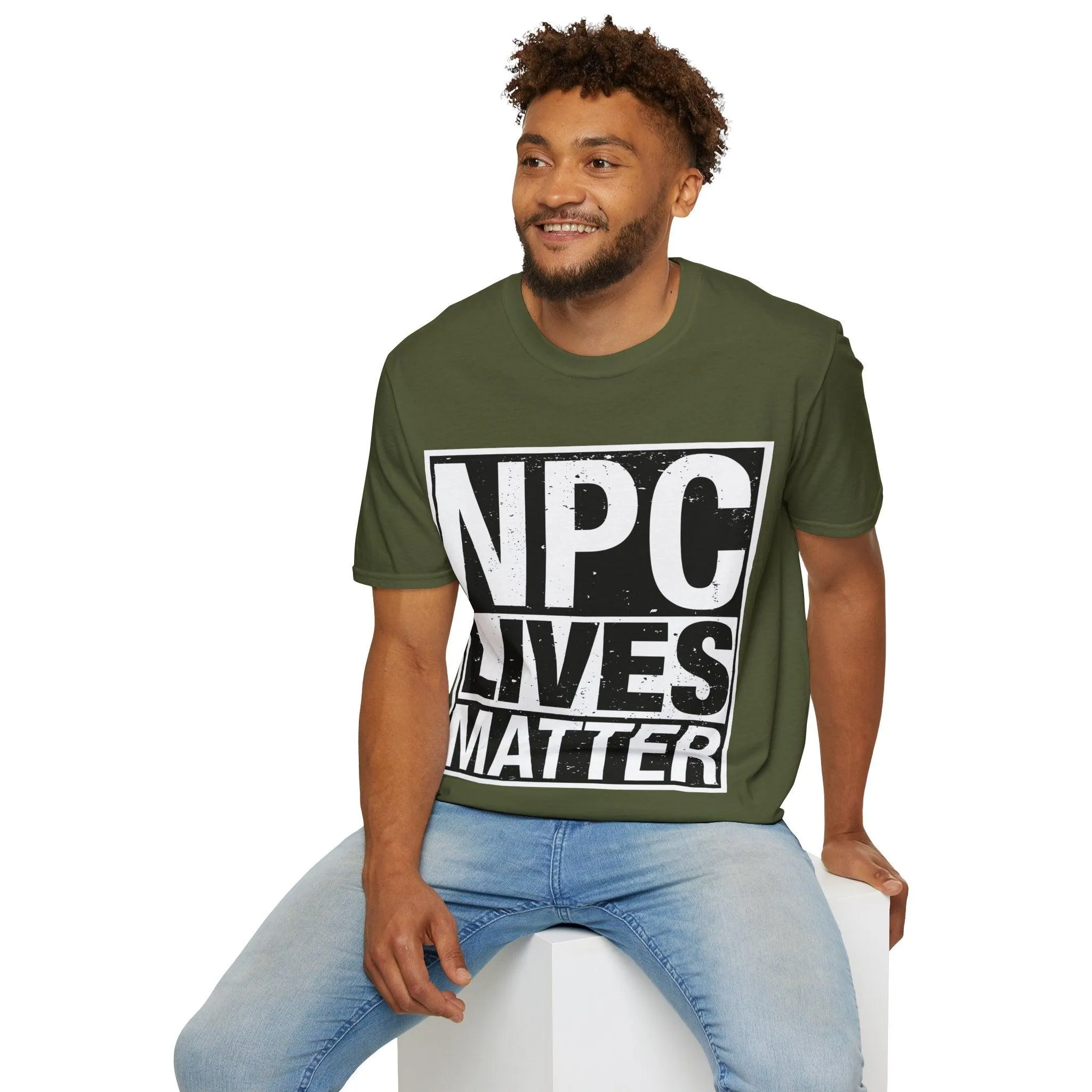 NPC Lives Matter - Unisex Softstyle T-Shirt