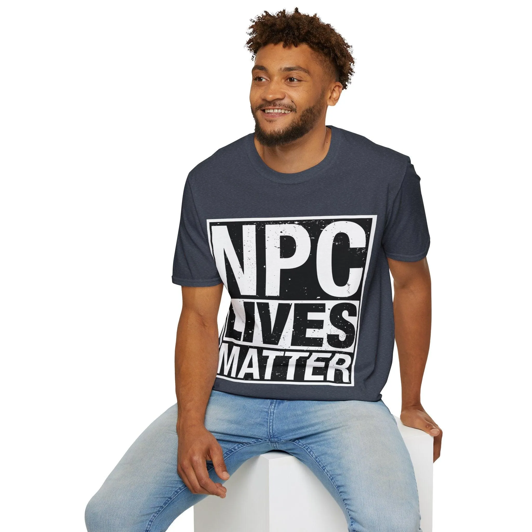 NPC Lives Matter - Unisex Softstyle T-Shirt