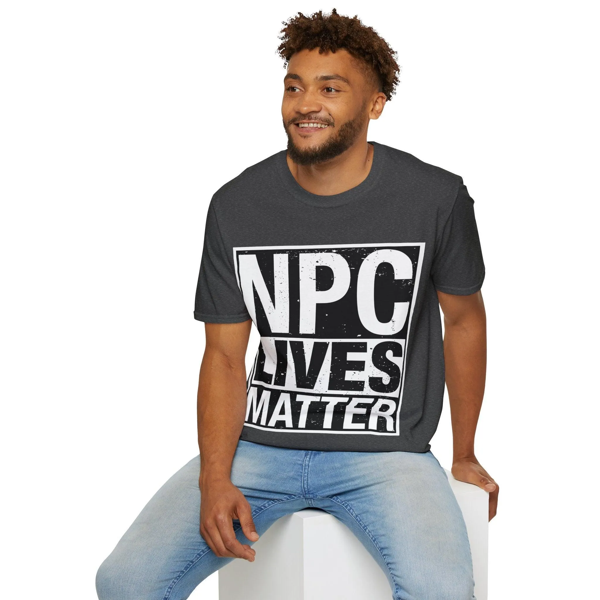 NPC Lives Matter - Unisex Softstyle T-Shirt
