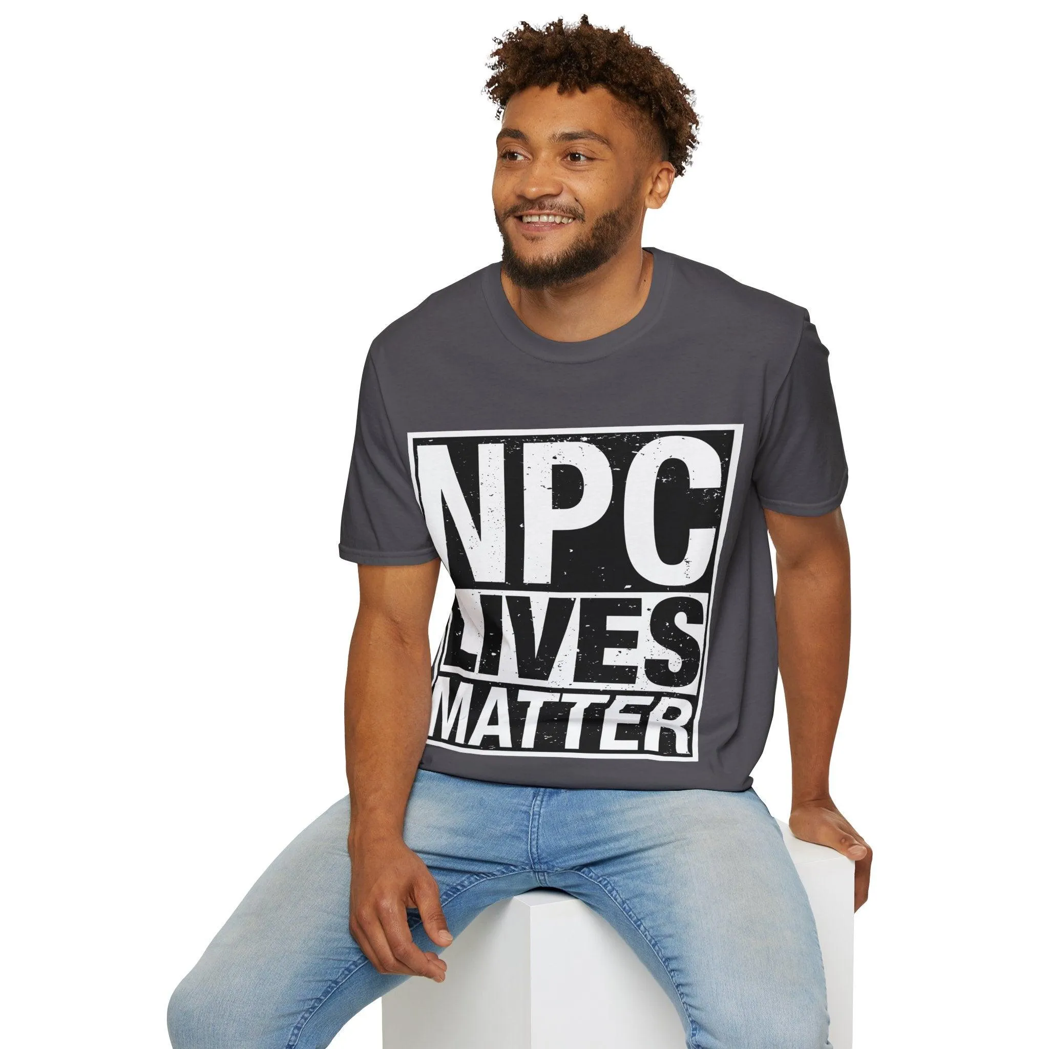 NPC Lives Matter - Unisex Softstyle T-Shirt