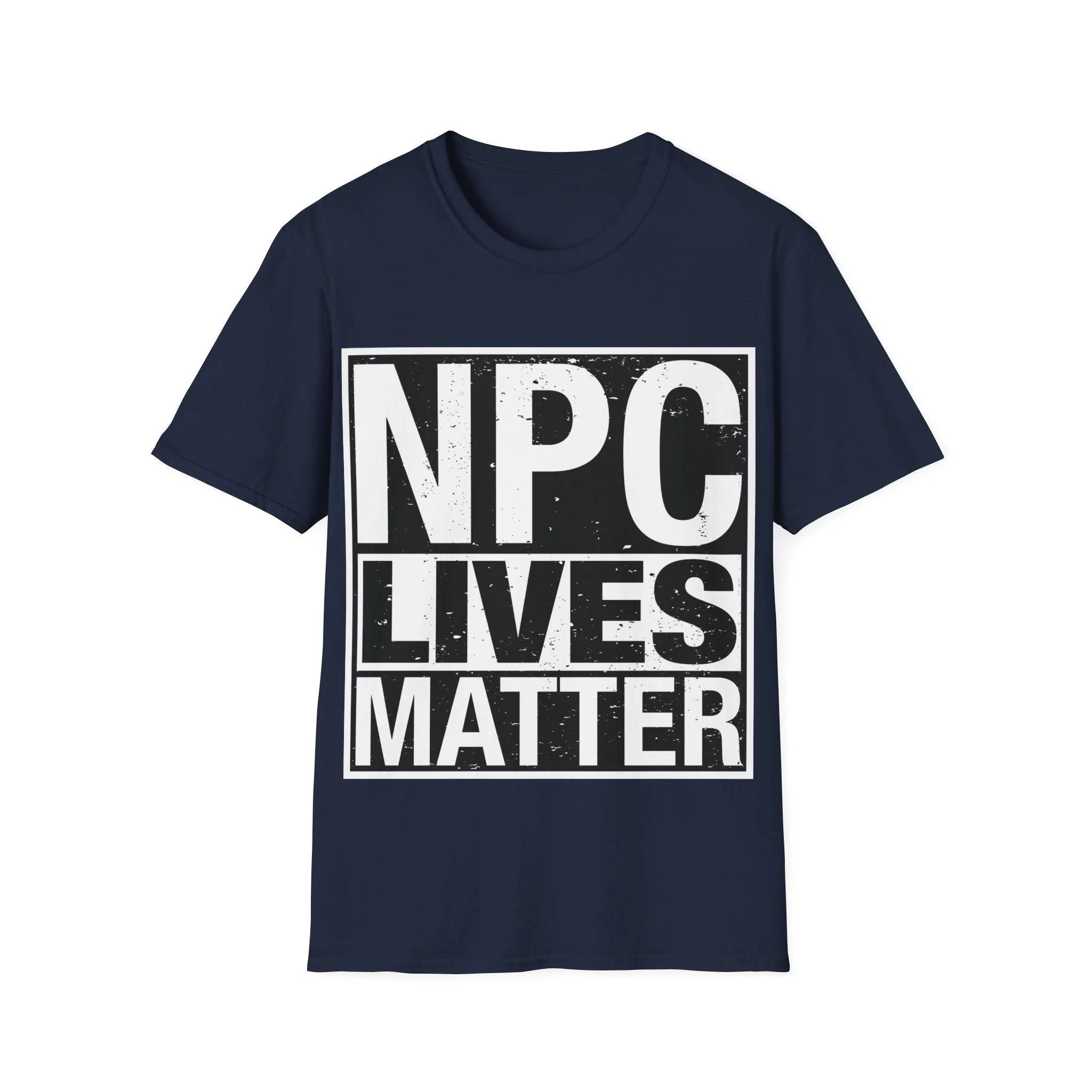 NPC Lives Matter - Unisex Softstyle T-Shirt