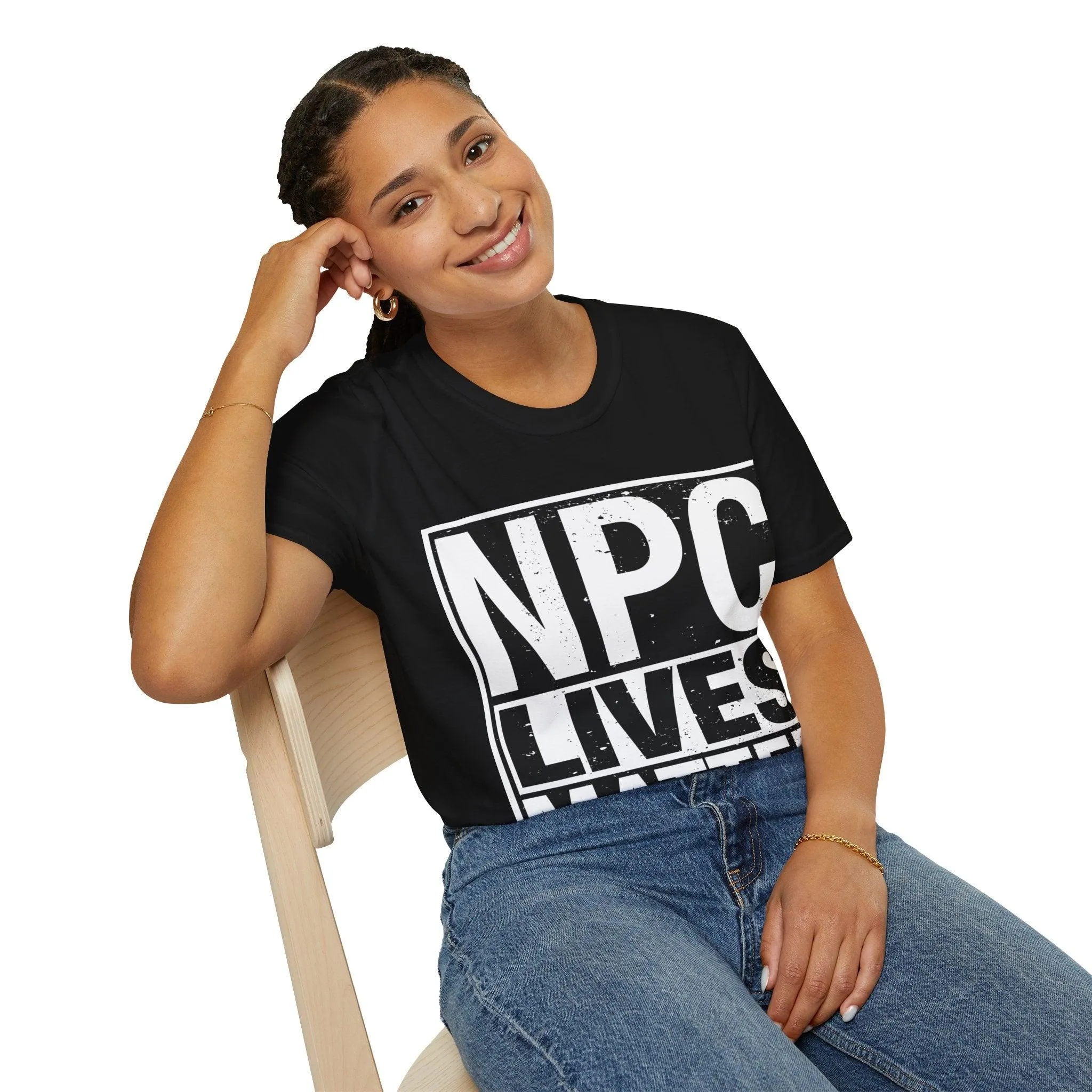 NPC Lives Matter - Unisex Softstyle T-Shirt