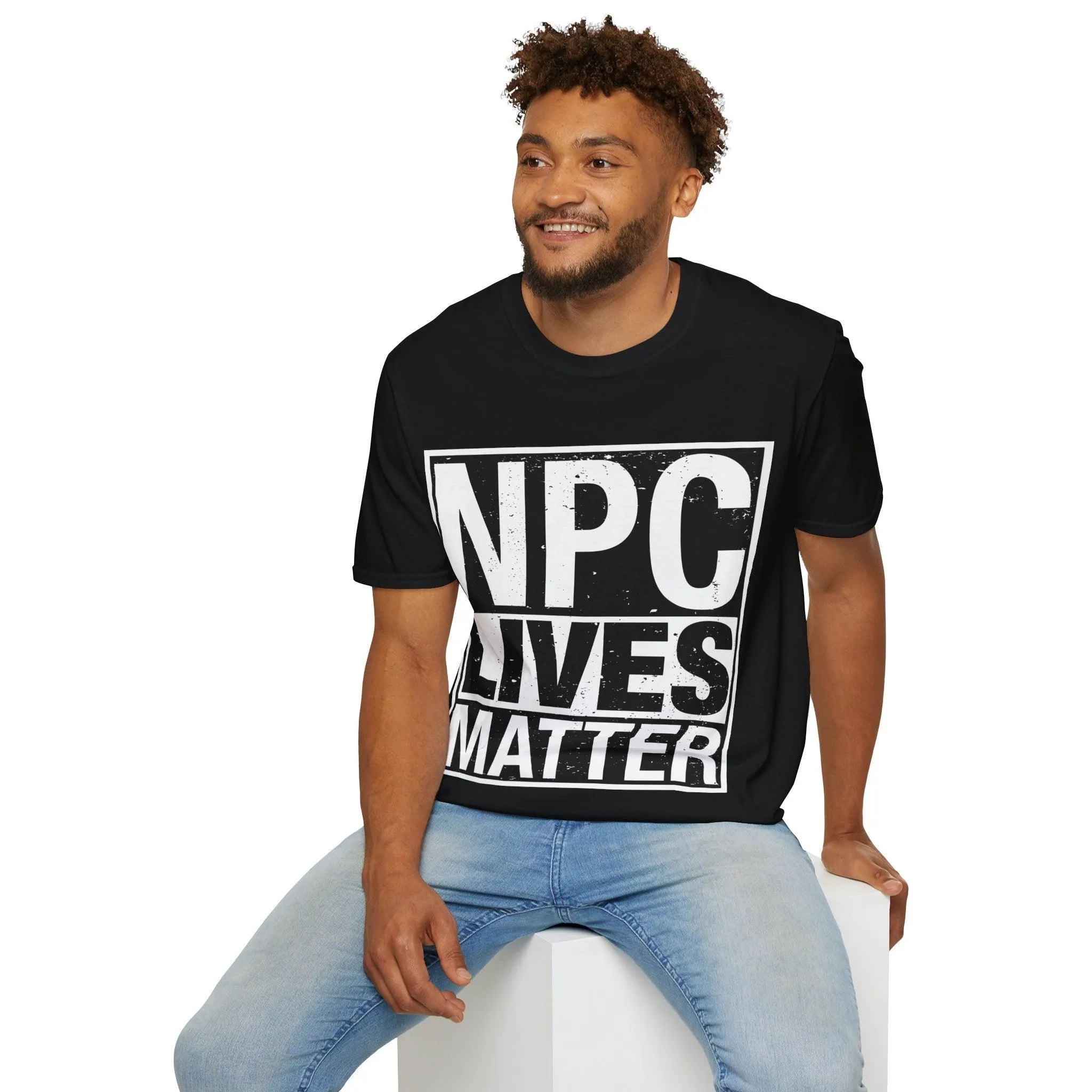 NPC Lives Matter - Unisex Softstyle T-Shirt