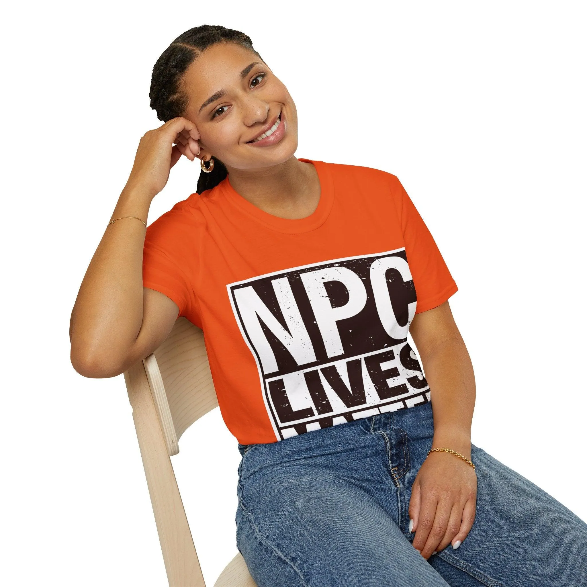 NPC Lives Matter - Unisex Softstyle T-Shirt