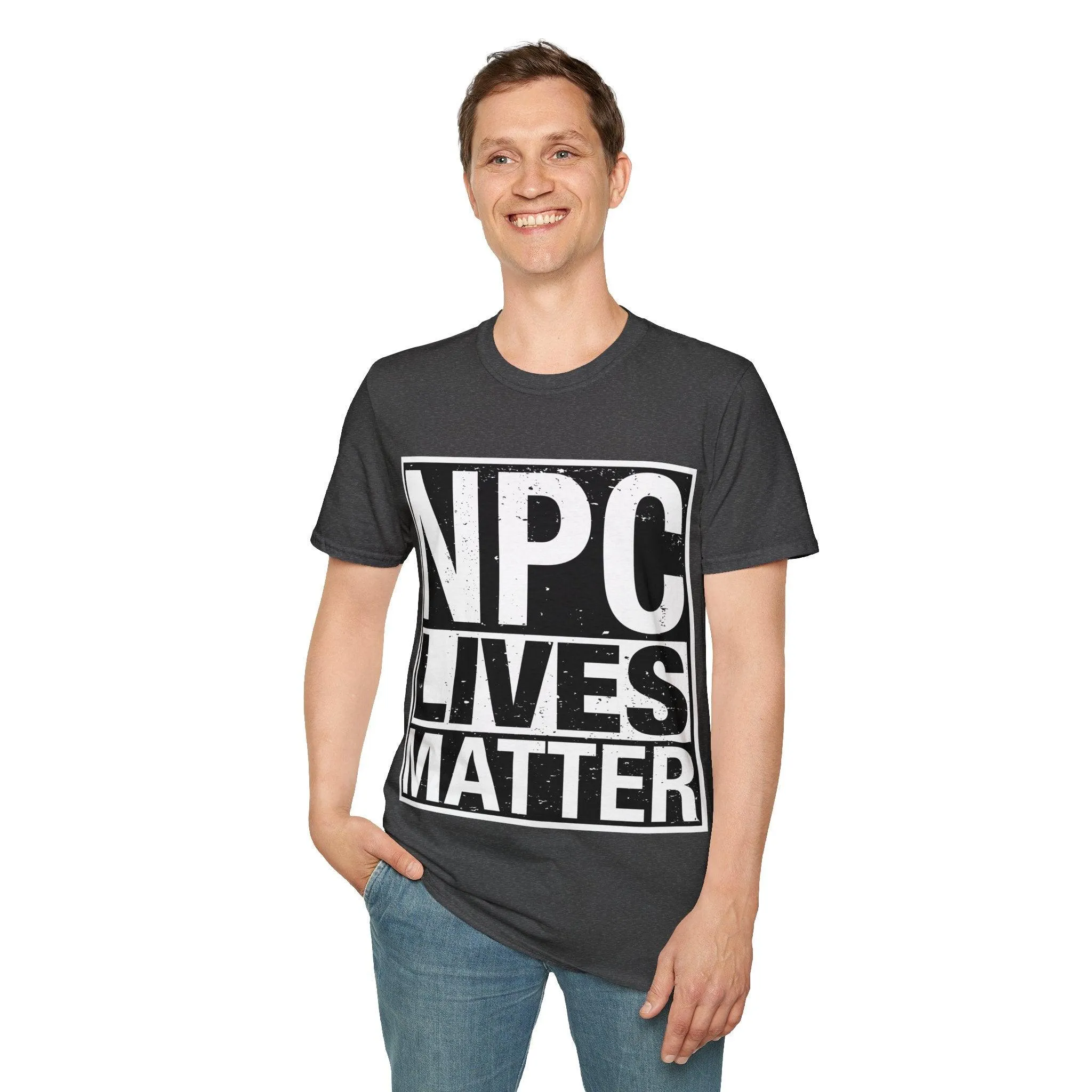 NPC Lives Matter - Unisex Softstyle T-Shirt