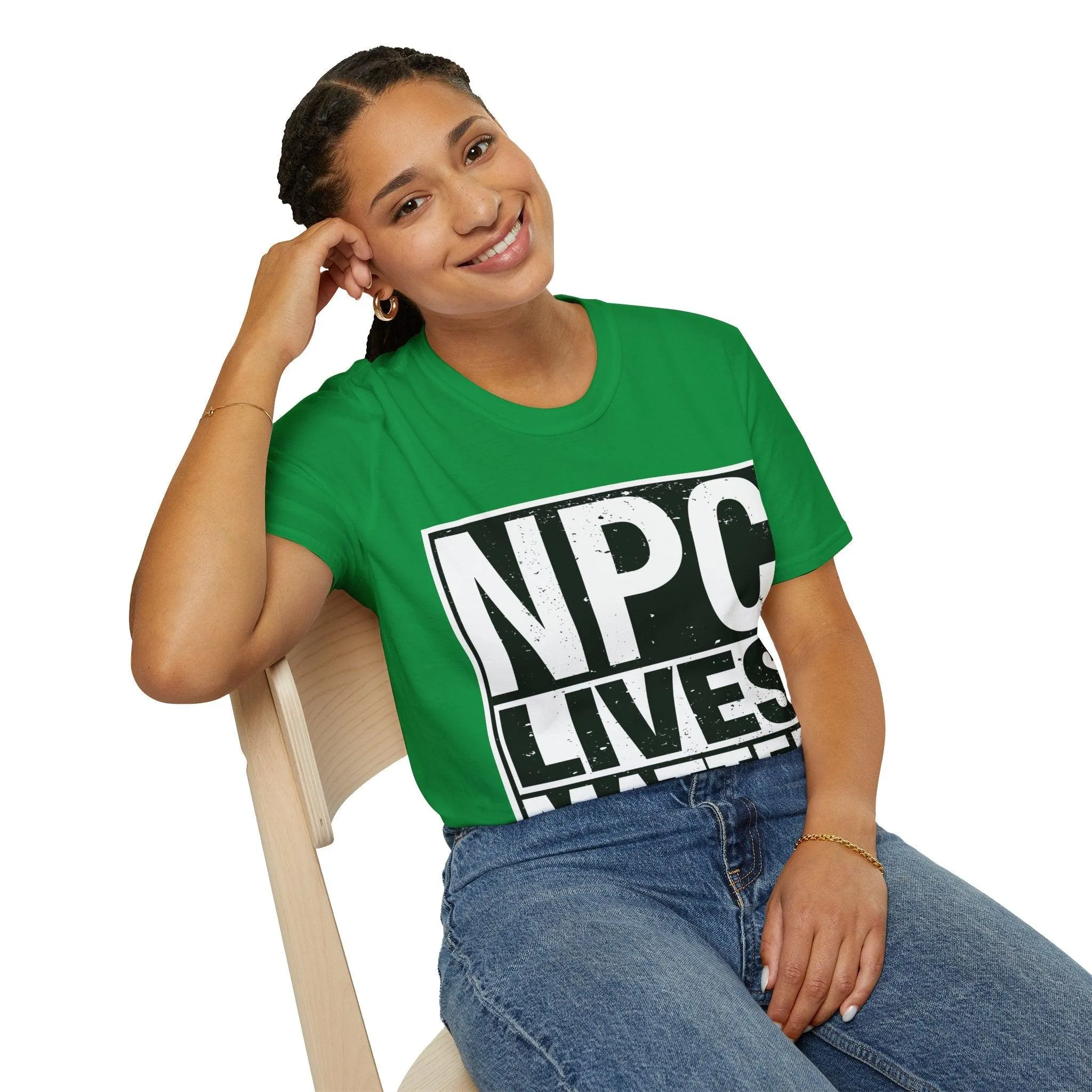 NPC Lives Matter - Unisex Softstyle T-Shirt