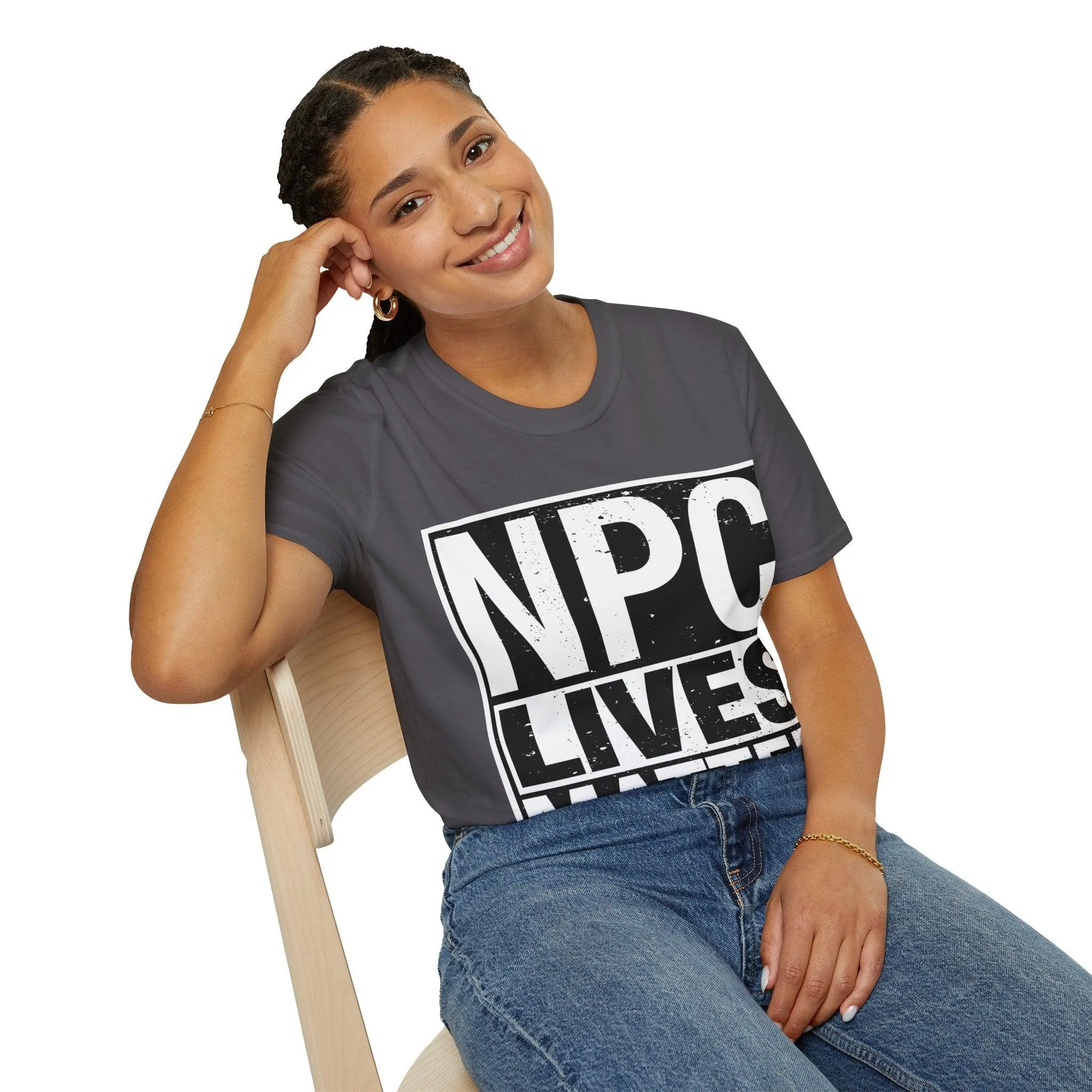NPC Lives Matter - Unisex Softstyle T-Shirt