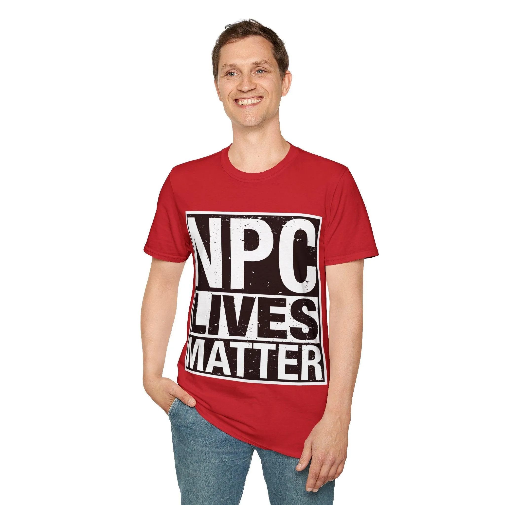 NPC Lives Matter - Unisex Softstyle T-Shirt
