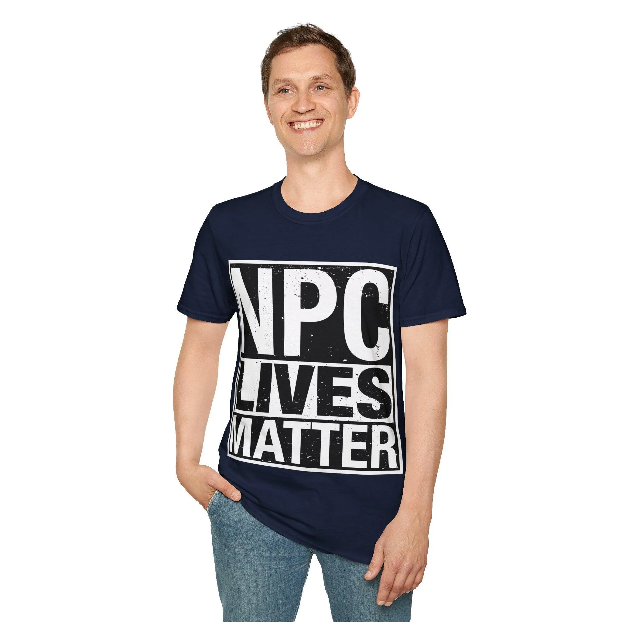 NPC Lives Matter - Unisex Softstyle T-Shirt