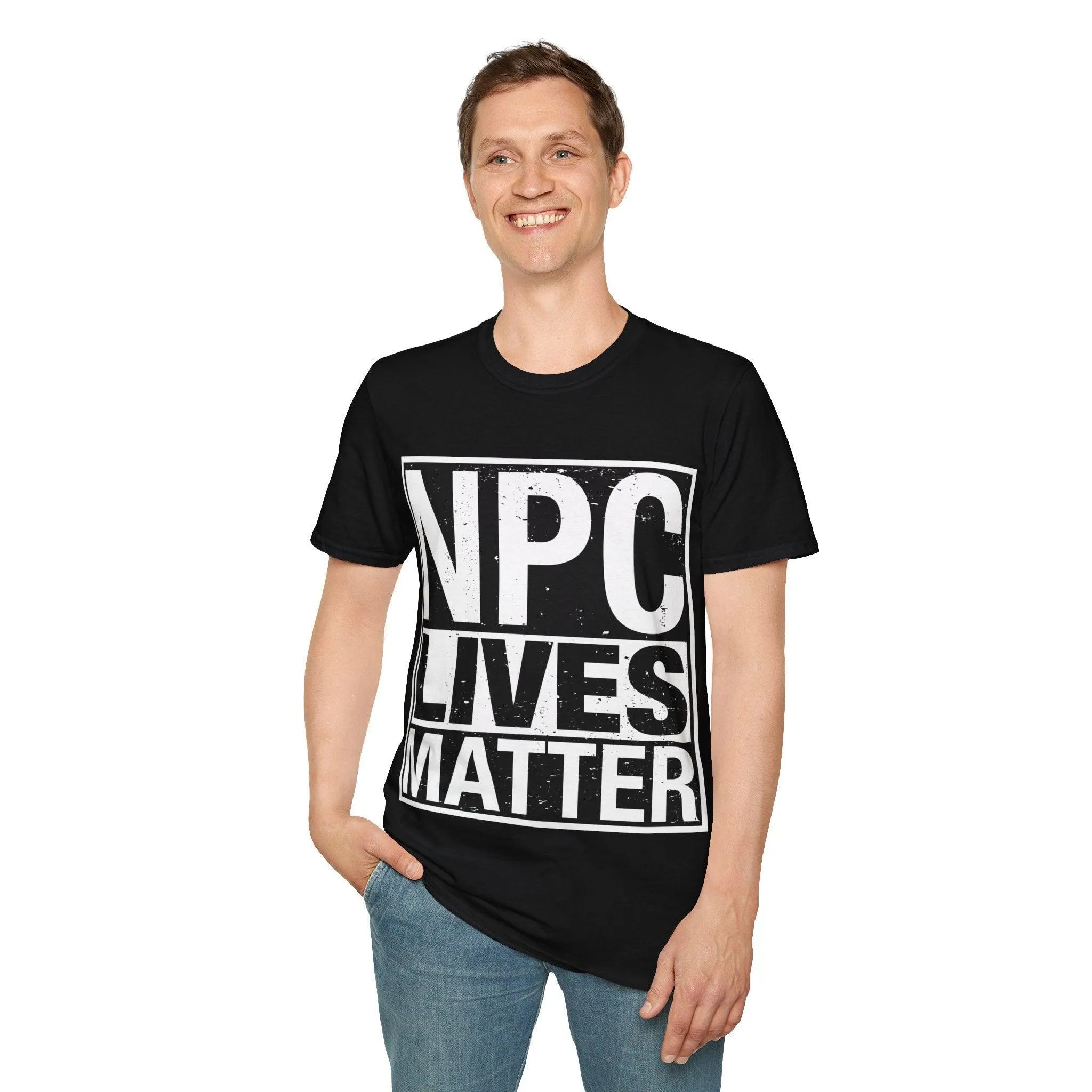 NPC Lives Matter - Unisex Softstyle T-Shirt
