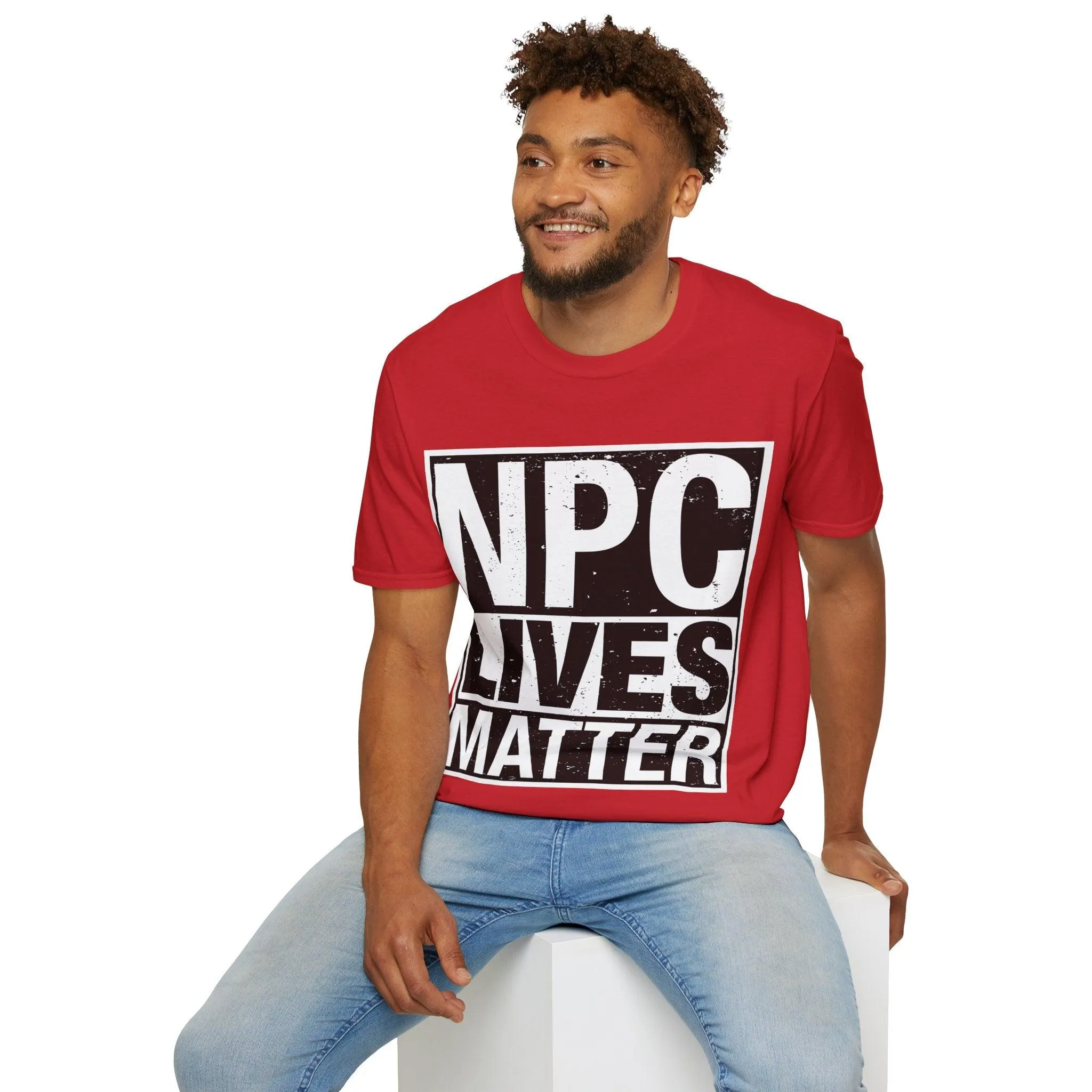 NPC Lives Matter - Unisex Softstyle T-Shirt