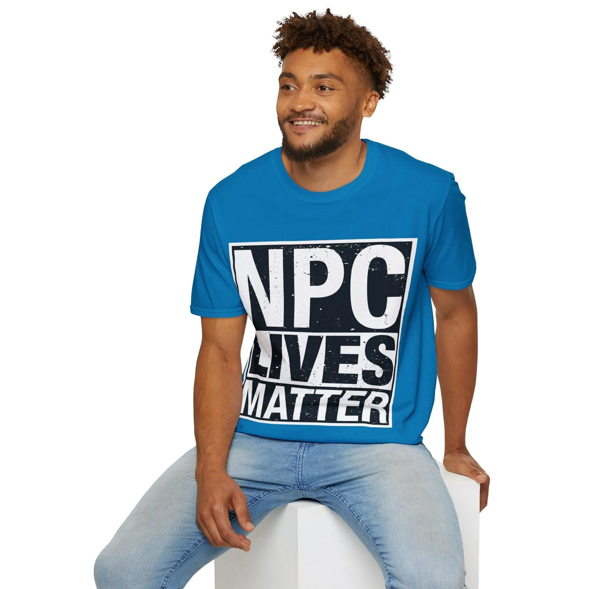 NPC Lives Matter - Unisex Softstyle T-Shirt