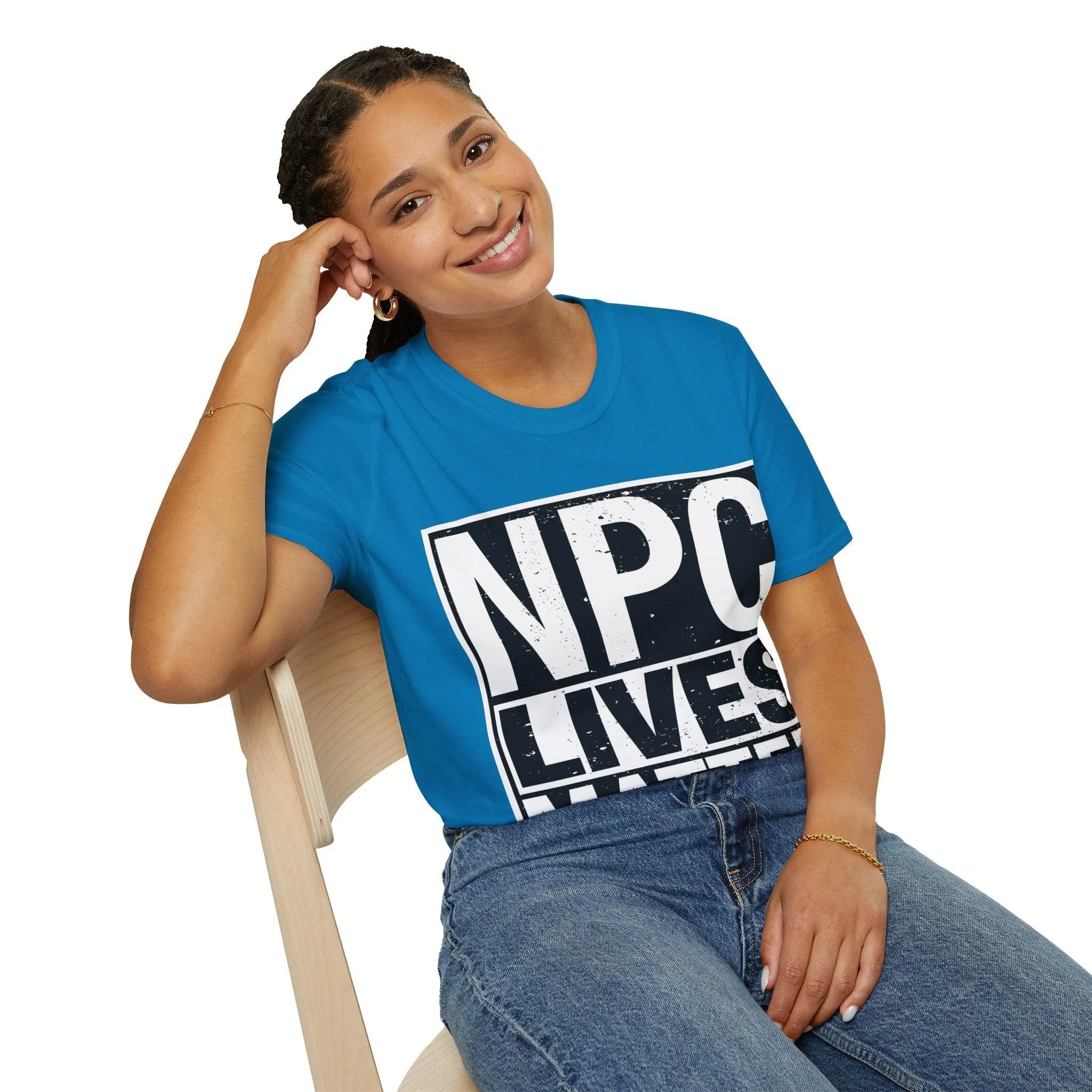 NPC Lives Matter - Unisex Softstyle T-Shirt