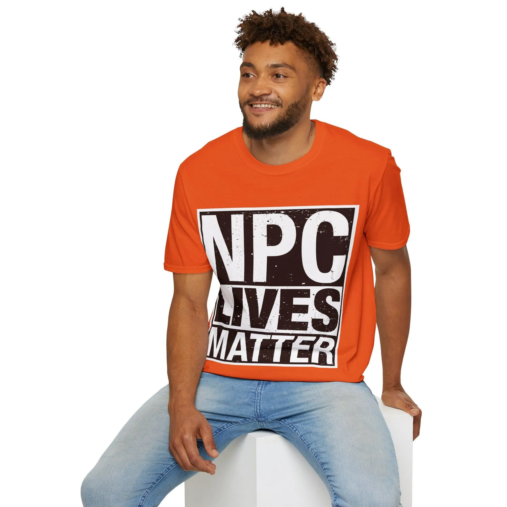 NPC Lives Matter - Unisex Softstyle T-Shirt