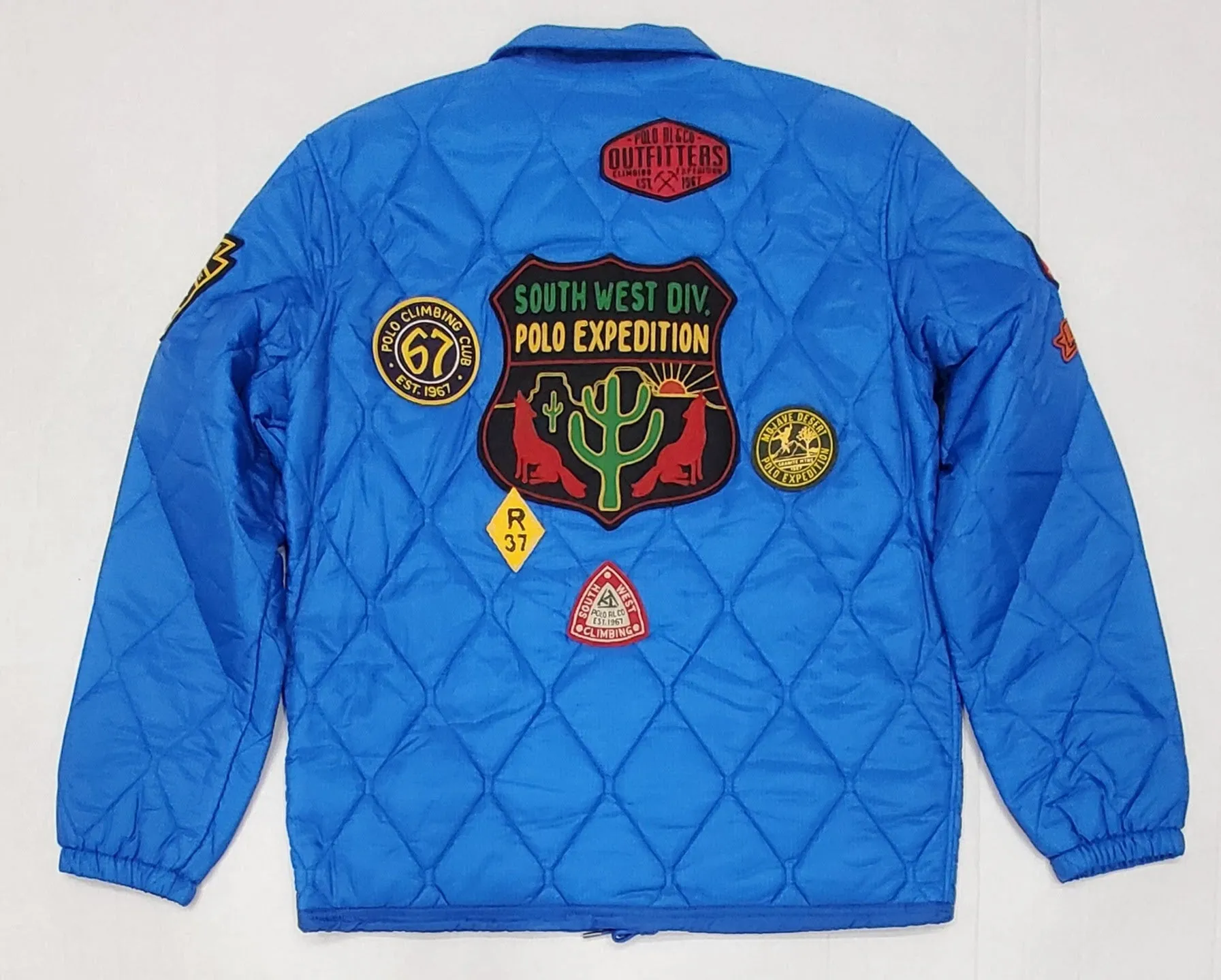 Nwt Polo Ralph Lauren Royal Blue Sportsman Padded Jacket
