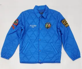 Nwt Polo Ralph Lauren Royal Blue Sportsman Padded Jacket