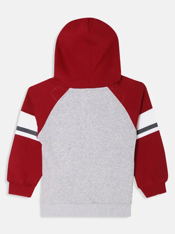 Octave Boys Grey Printed Tracksuits