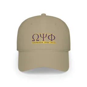 Omega Psi Phi Low Profile Baseball Cap