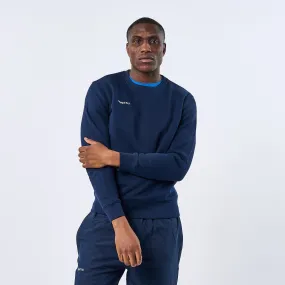 Omnitau Adult's Team Sports Crew Neck Cotton Sweatshirt - French Navy