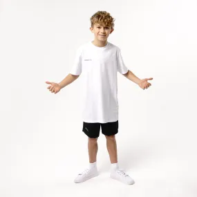 Omnitau Kid's Team Sports Organic Cotton T-Shirt - White Omnitau Kid's Team Sports Organic Cotton T-Shirt - White