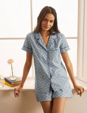 Phoebe PJ Shirt-Ivory, Pretty Paisely