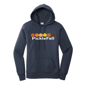 Picklefall | Women’s Fitted Hoodie Pickleball Sweatshirt | 50% Cotton 50% Poly Fleece